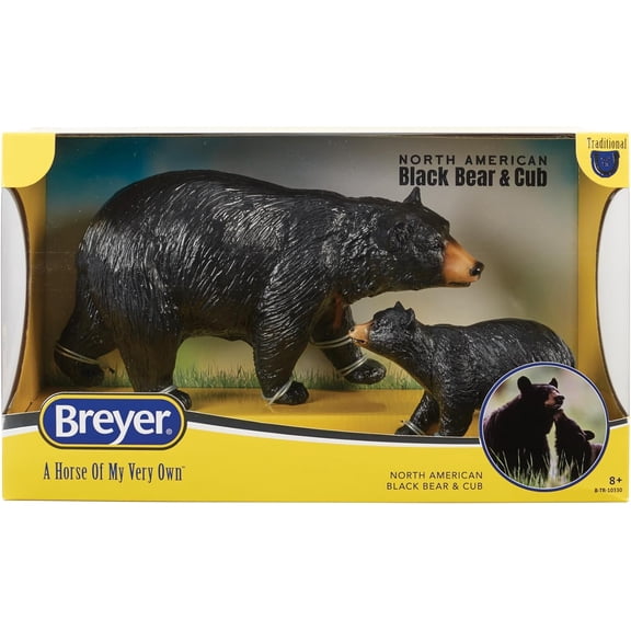 Breyer Horses Traditional Series Black Bear and Cub Model # B-TR-10330