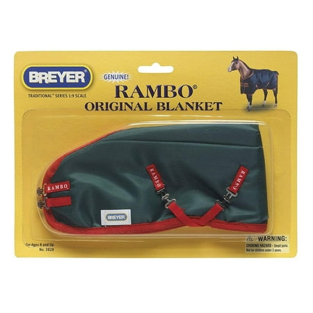 Breyer One Size Authentically Styled Polyester Fabric, Green/red, Traditional Rambo Blanket