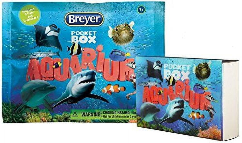 Breyer Pocket Box Aquarium Fish and Sticker Mystery New with Blind Bag