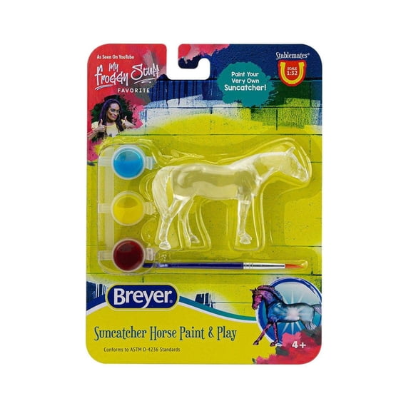Breyer Suncatcher Horse Paint & Play DIY Set | Quarter Horse