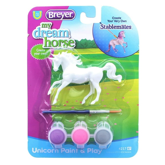Breyer Unicorn Play & Paint Model Horse - Magnolia