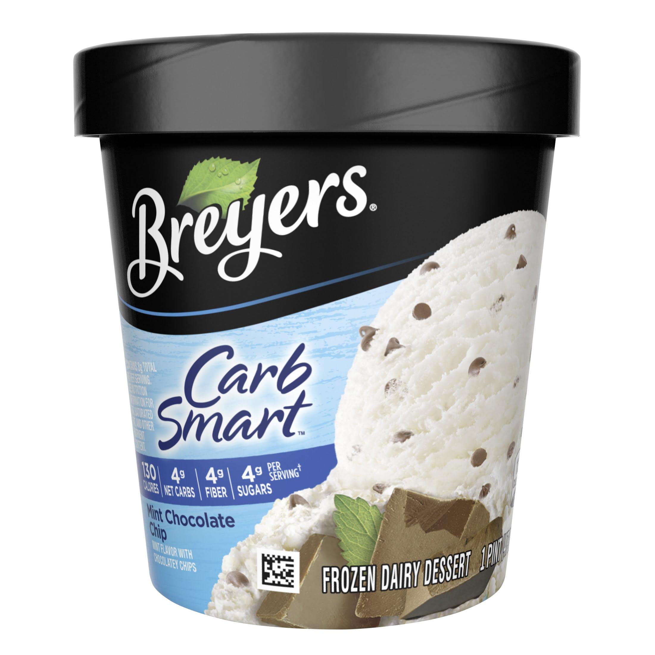 Breyers CarbSmart Mint Chocolate Chip Frozen Dairy Dessert, 16 oz