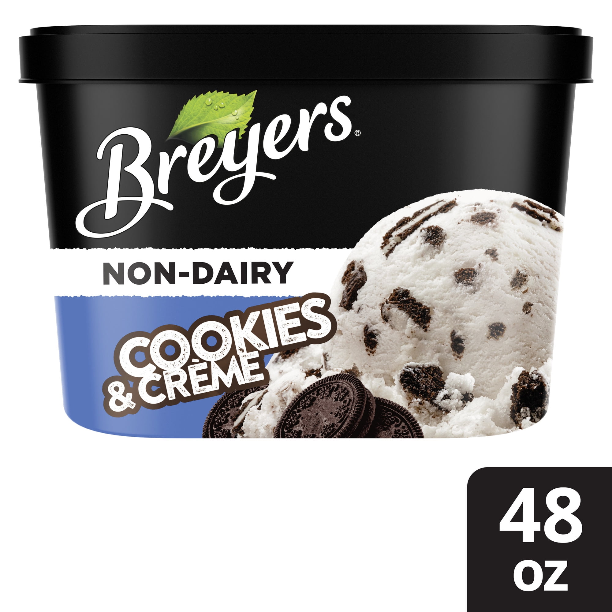 Breyers Cookies & Creme NonDairy Frozen Almond Milk Dessert 1.5 Qt