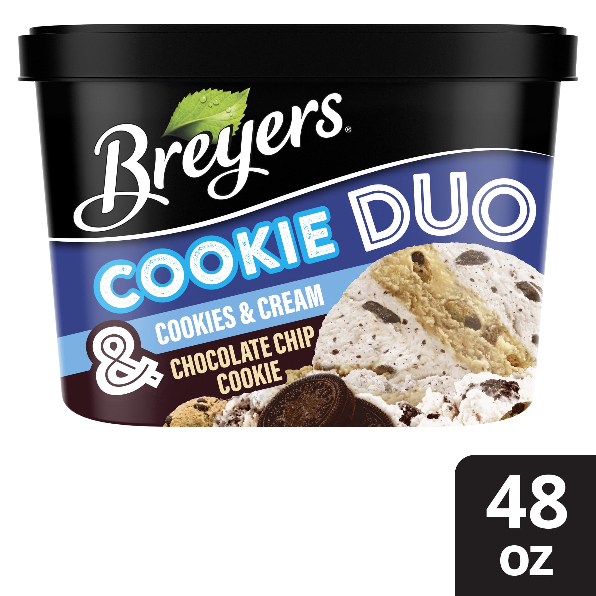Breyers Cookies and Cream Chocolate Chip Cookie Frozen Dairy Dessert
