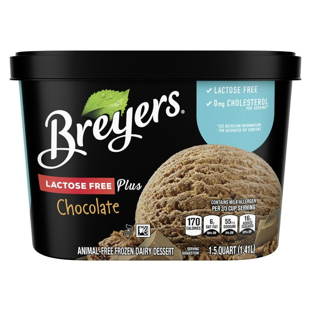 Breyers Lactose Free Chocolate Light Ice Cream, 48 oz