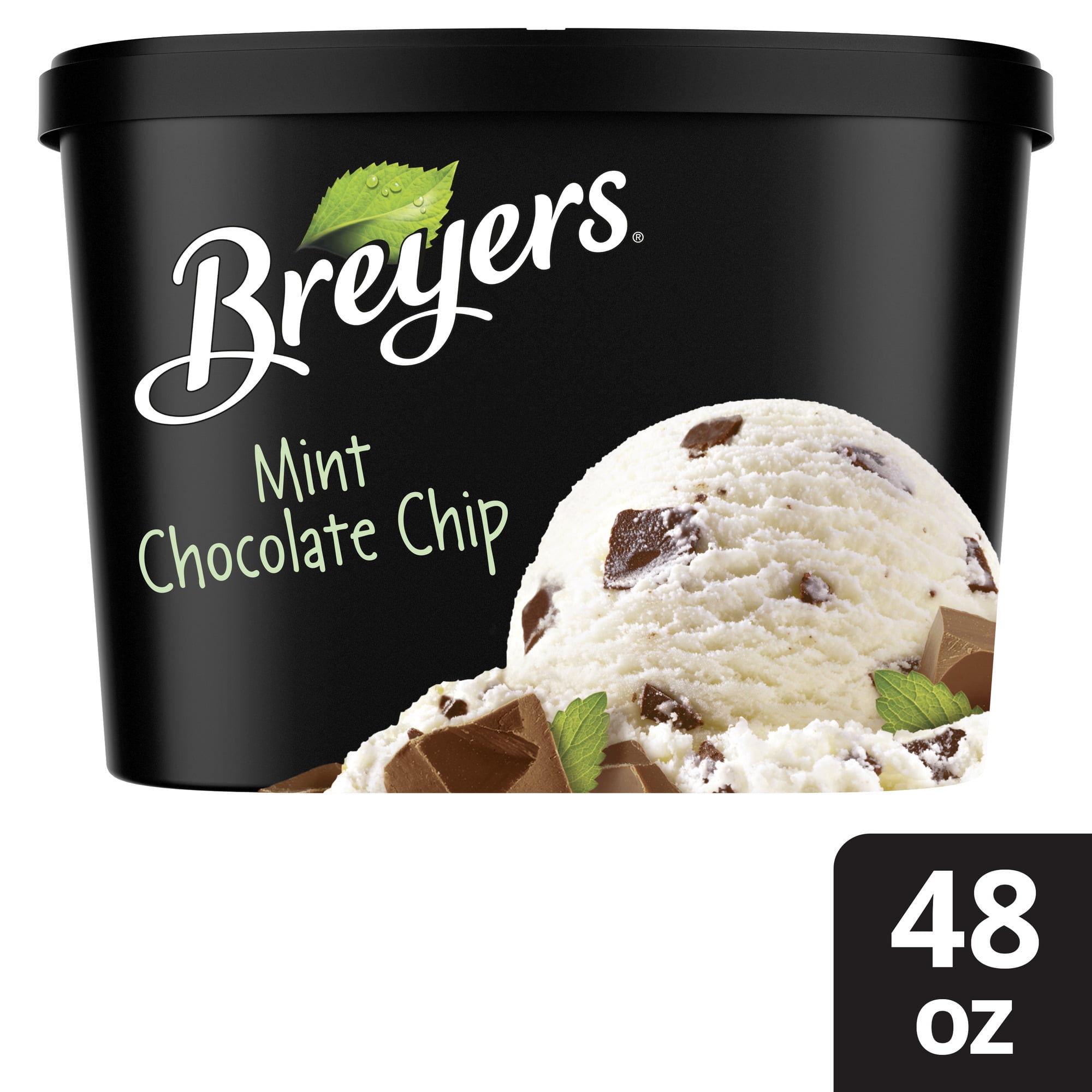 Breyers Mint Chocolate Chip Ice Cream, 48 oz - Walmart.com