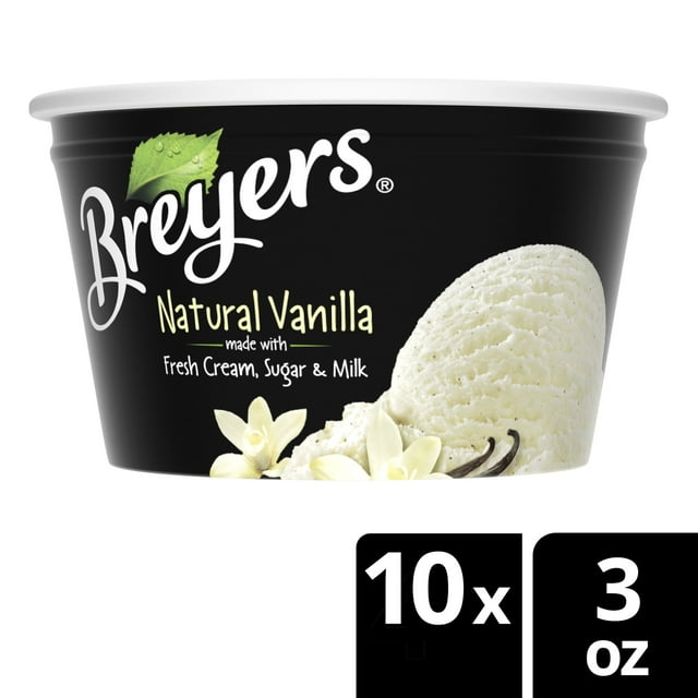 Breyers Natural Vanilla Ice Cream, 3 oz