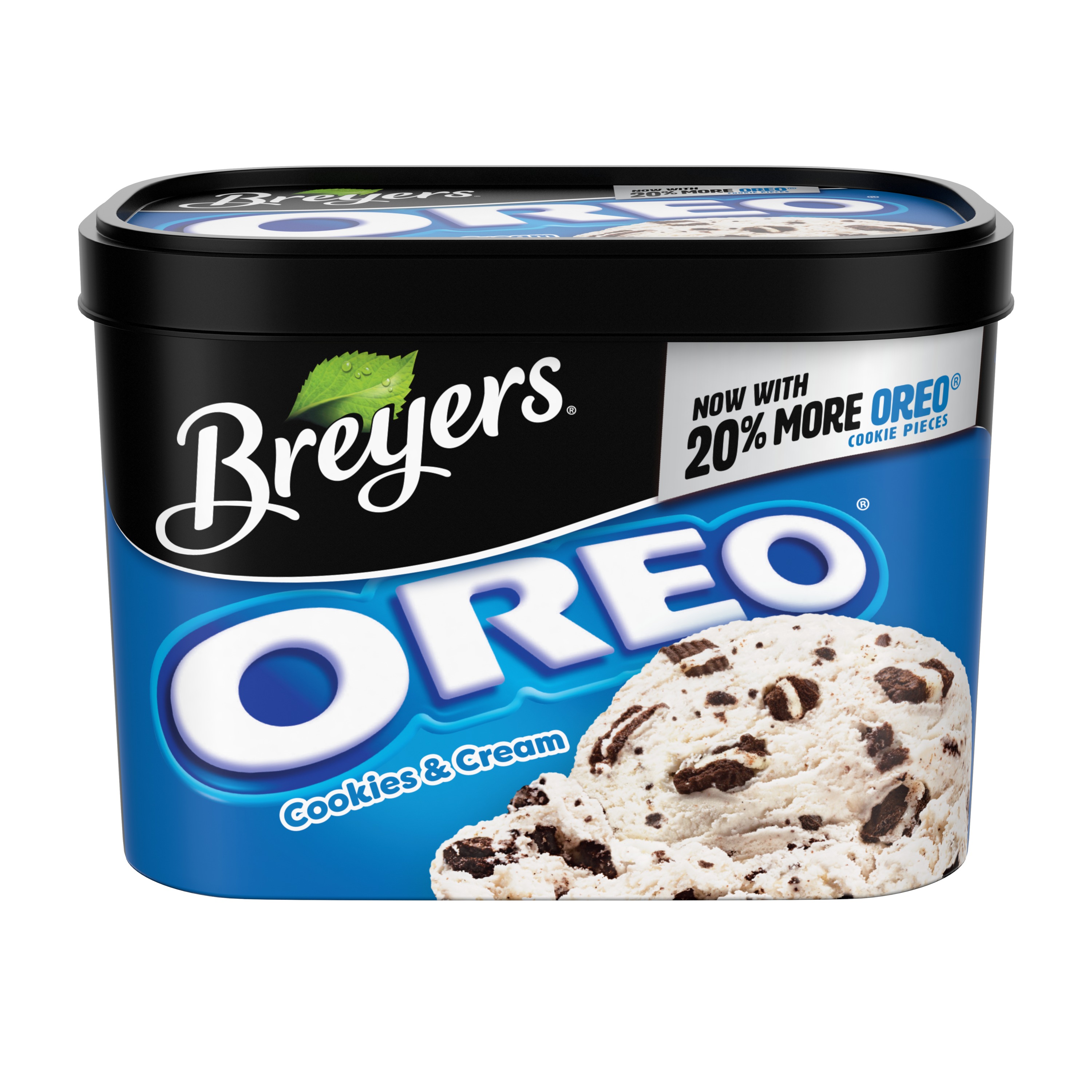OREO COOKIES CREAM VANILLA WITH OREO COOKIE PIECES FROZEN DAIRY 