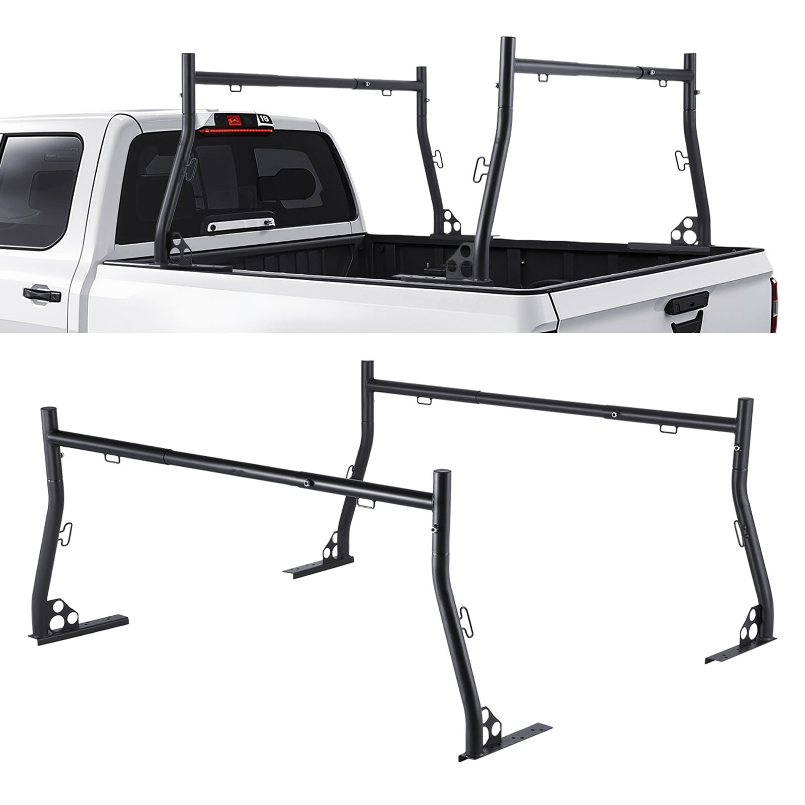 Brezey 800LBS Heavy-Duty Adjustable Truck Bed Cargo Rack – Universal ...
