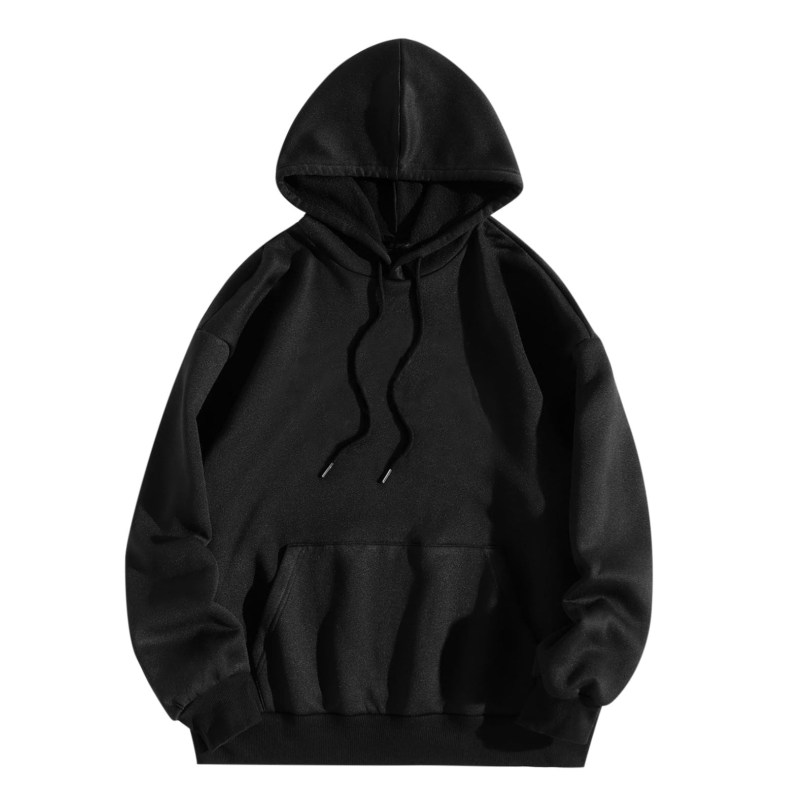 Toggle Drawstring Hoodie Sweatshirt S / Black