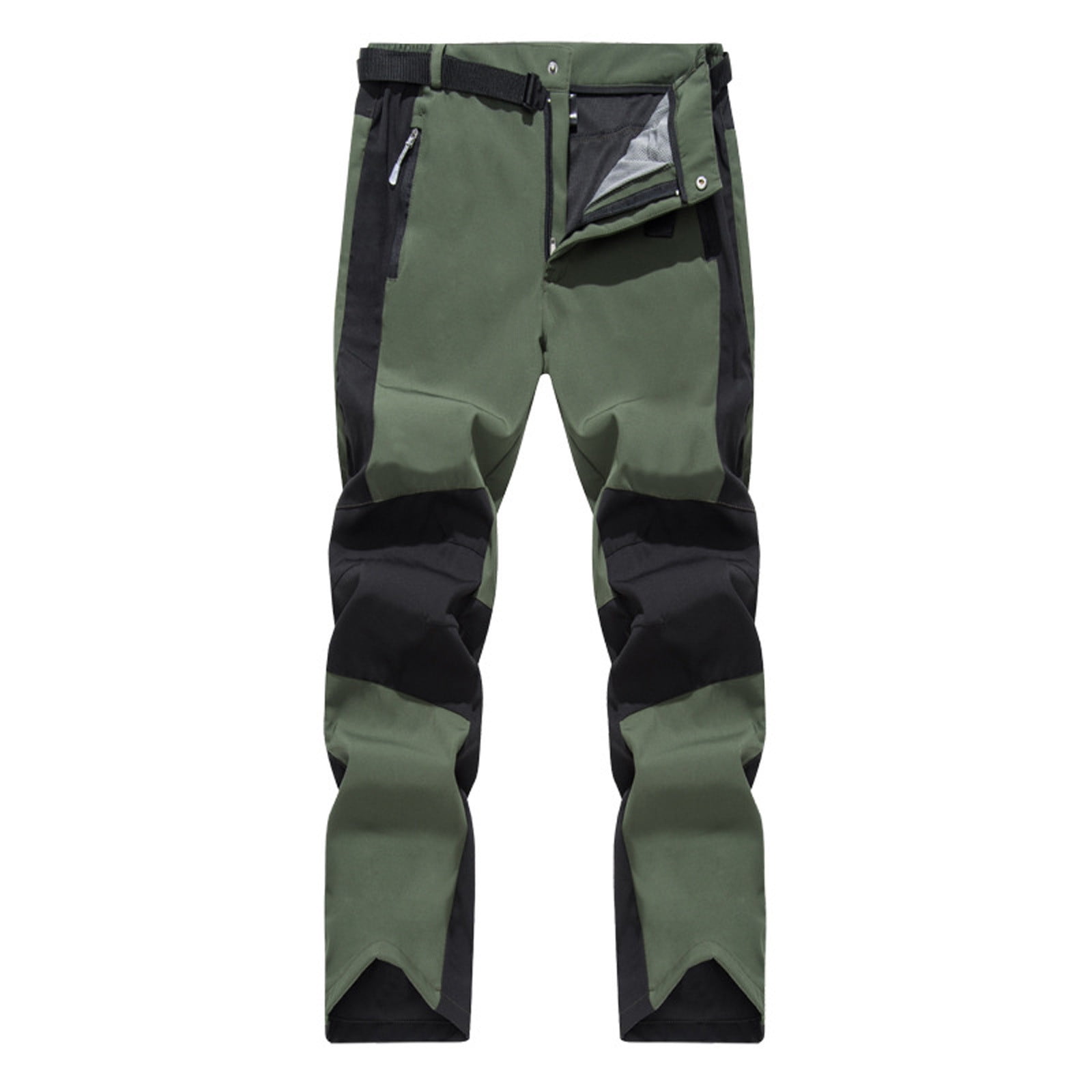 Brglopf Men's Hiking Cargo Pants with Belt Quick-Dry Outdoor Waterproof ...