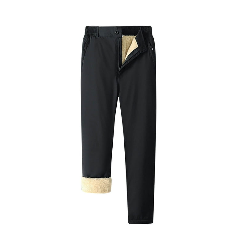 Fleece lined best sale sweatpants walmart