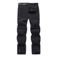 thumbnail image 1 of Brglopf Mens Hiking Pants Convertible Zip Off Shorts Outdoor Quick Dry Breathable Lightweight Fishing Camping Travel Cargo Pants Trouser(Black,3XL), 1 of 5