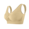 thumbnail image 1 of Brglopf Sports Bras for Women High Support Full Coverage Bra Plus Size Seamless Wireless Comfort Workout Yoga Gym Lift Up Bra Khaki L, 1 of 4