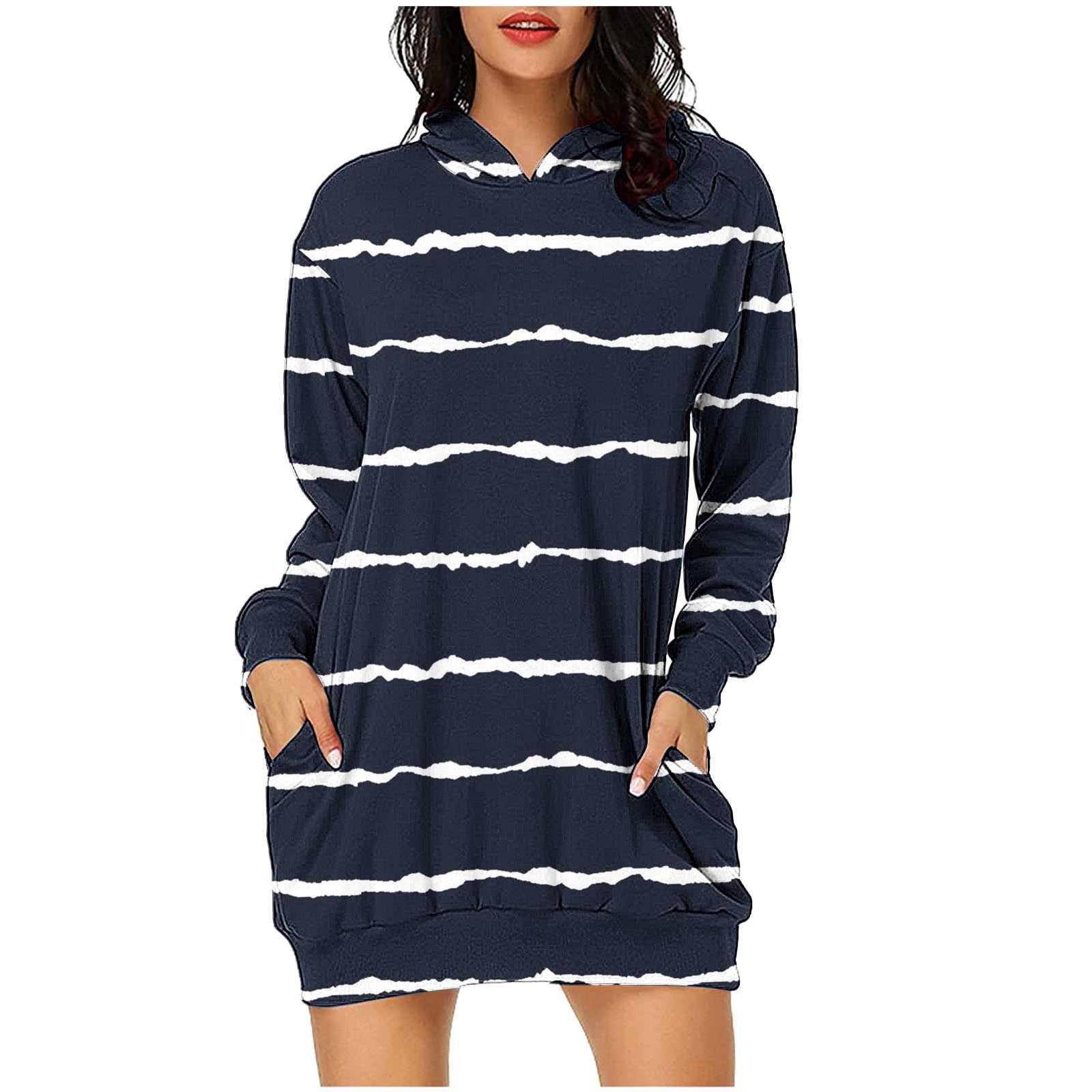 Women S Fashion Warm Loose Pullover Dress