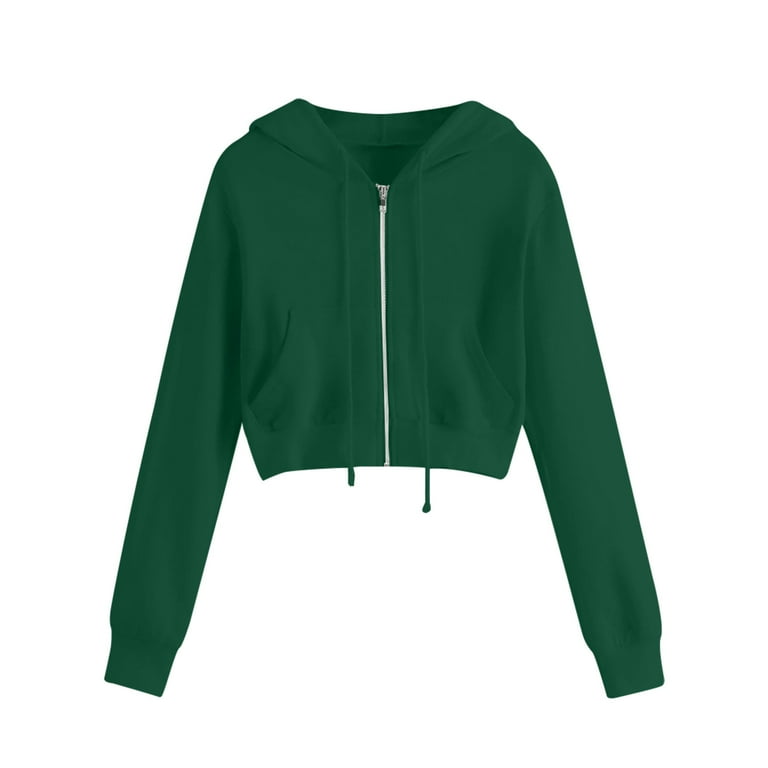 Hoodie crop top walmart 2025