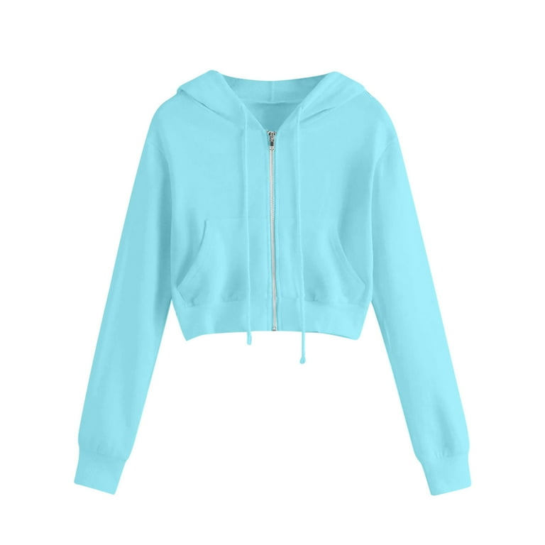 Crop top hoodie walmart outlet