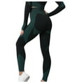 thumbnail image 1 of Brglopf Women's Running Yoga Athletic Pants High Waist Seamless Gym Pants Scrunch Butt Leggings Lightweight Workout Trousers, 1 of 3