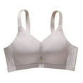 thumbnail image 1 of Brglopf Women's Seamless Bras Soft Comfy Wireless Bra No Underwire Supportive Full Coverage Lace Tshirt Everyday Bra z1-Purple 36, 1 of 7