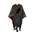 thumbnail image 1 of Brglopf Women's Shawl Wrap Striped Poncho Cape Cross Criss Open Front Cardigan Trendy Fall Winter Shawls Cloak Coats, 1 of 5