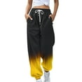 thumbnail image 1 of Brglopf Women's Sweatpants Drawstring Elastic High Waist Sporty Gym Athletic Fit Jogger Pants Baggy Lounge Trousers with Pockets, 1 of 4