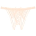 thumbnail image 1 of Brglopf Womens Lace Mesh G-String Thongs Panties Low Waist T-Back Underwear See Through Tangas Soft Thongs Lingerie Underpants, 1 of 8