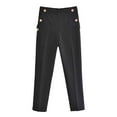 thumbnail image 1 of Brglopf Work Pants for Women High Waisted Business Casual Pants Side Button Skinny Dress Pants with Pockets Work Office Business Trousers, 1 of 4