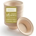 thumbnail image 1 of Brheez Disposable Bowls - Biodegradable, Compostable, 16 oz, 60-pack, 1 of 6