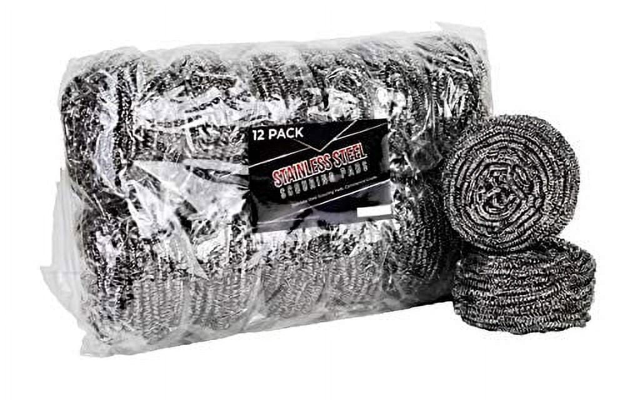 Brheez Stainless Steel Scouring Pads - Heavy Duty Industrial ...