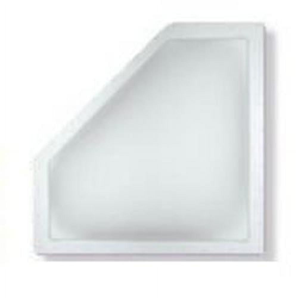 BriRus Nn208 White 20" X 8" Neo Angle Skylight Inner Garnish