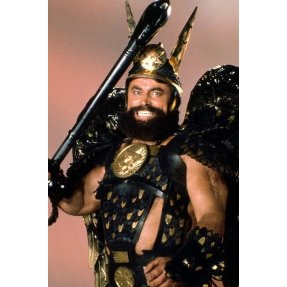 Brian Blessed Flash Gordon Classic Studio Portrait Holding Club 24x36 Poster