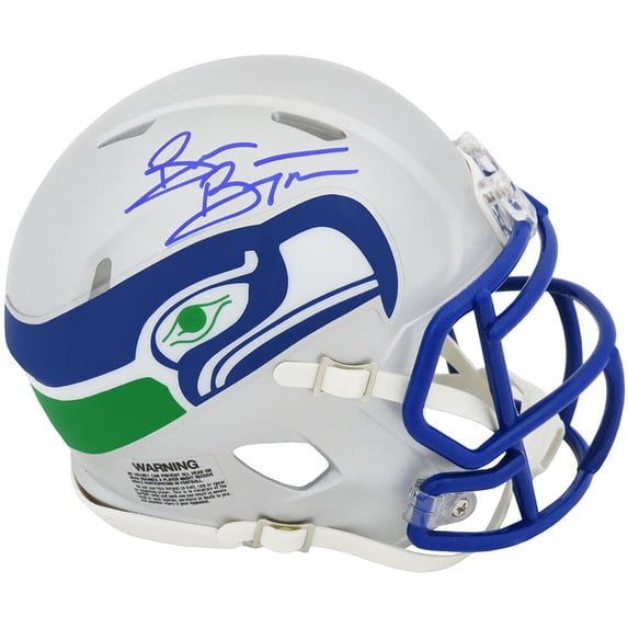 Brian Bosworth Signed Seattle Seahawks T/B Riddell Speed Mini Helmet