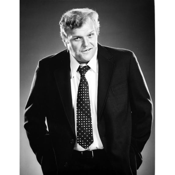 Brian Dennehy wearing a striped tie and a suit Photo Print (24 x 30)
