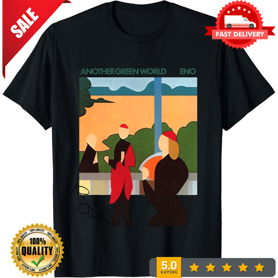 Brian Eno Another Green World Heavy Cotton White Full Size Unisex Shirt BL392, ULTRA LIMITED-TH70487