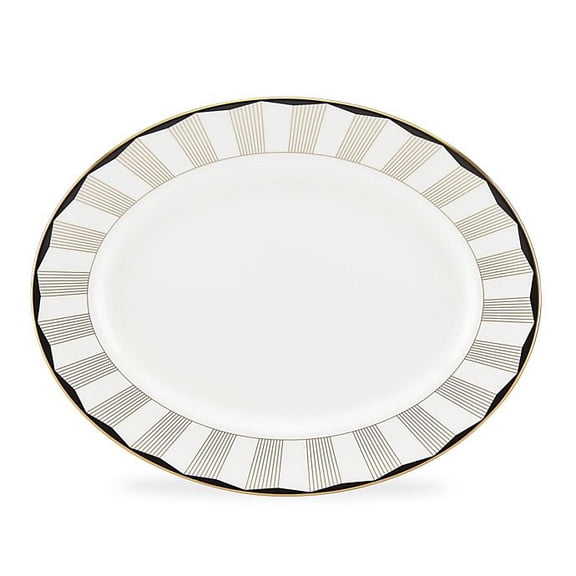 Brian Gluckstein by Lenox Audrey 13-Inch Oval Platter