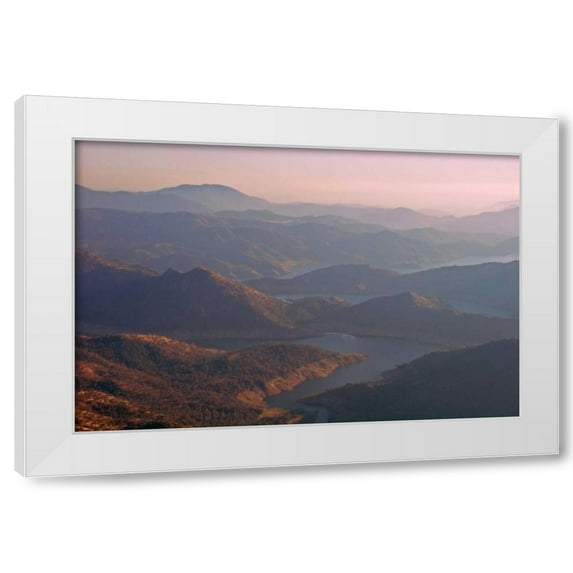 Brian Kidd 14x11 White Modern Wood Framed Wall Art Titled - Kern Valley IV