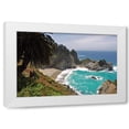 thumbnail image 1 of Brian Kidd 18x13 White Modern Wood Framed Wall Art Titled - Hidden Cove I, 1 of 5