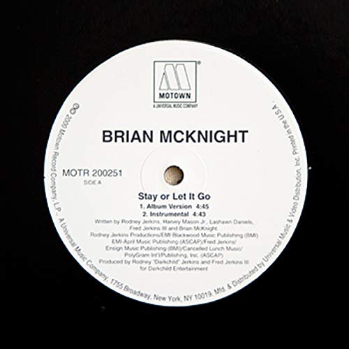 Brian Mcknight Stay Or Let It Go 0121562481 Motown US