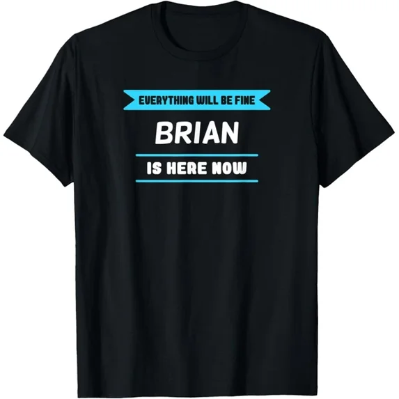 Brian Name Graphic Design Casual Everyday Statement T-Shirt - Walmart.com