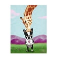 thumbnail image 1 of Brian Rubenacker 'Giraffe Kisses' Canvas Art, 1 of 3