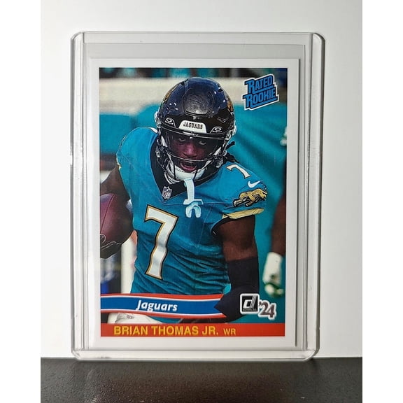 Brian Thomas Jr. Rookie 2024 Panini Rated Rookie Retro NFL #17 Jaguars 1 of 890
