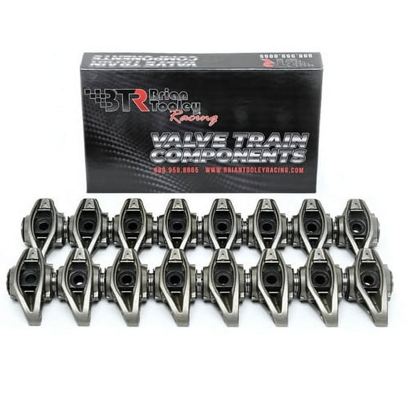 Brian Tooley LS3 Rocker Arms with Upgraded Trunnion Kit Installed L99 L92 LSA L96 L76 L77 LY6 L94 Rectangle Port BTR Rockers
