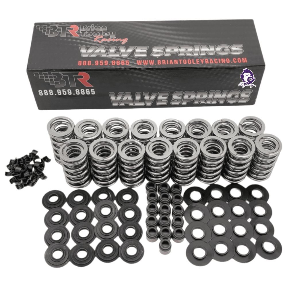 Brian Tooley Racing BTR LS .660" Dual Valve Springs Platinum Kit with Retainers SK001 (Steel