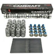 Brian Tooley Racing BTR Stage 4 Truck Camshaft, LS Beehive Spring Kit, 7.400" LS Chromoly Pushrods & OEM Style Hat Valve Seals -Fits 4.8 5.3 6.0 V8 LS Engines