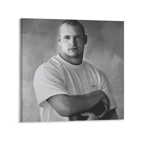 Brian Urlacher Canvas Poster Home Canvas Poster Wall Art Picture Prints Hanging Photo Gift Decor Home Posters Artworks 16x16inch(40x40cm)