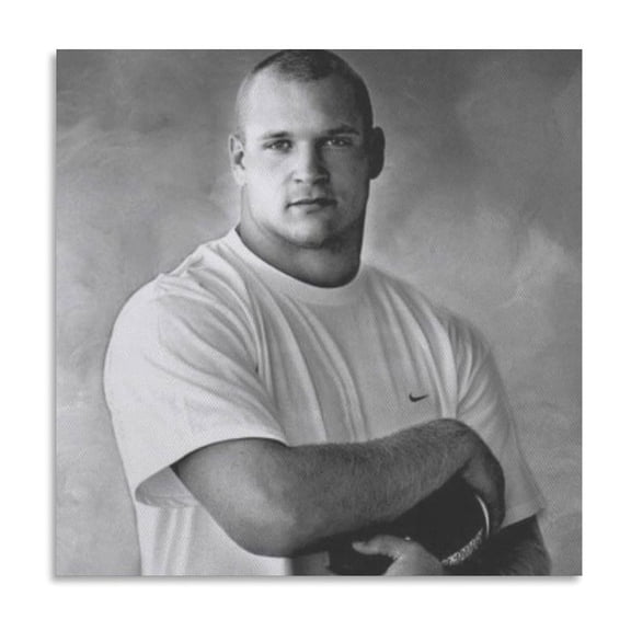Brian Urlacher Canvas Poster Home Canvas Poster Wall Art Picture Prints Hanging Photo Gift Decor Home Posters Artworks 16x16inch(40x40cm)