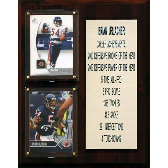 Brian Urlacher Chicago Bears 8'' x 10'' Plaque