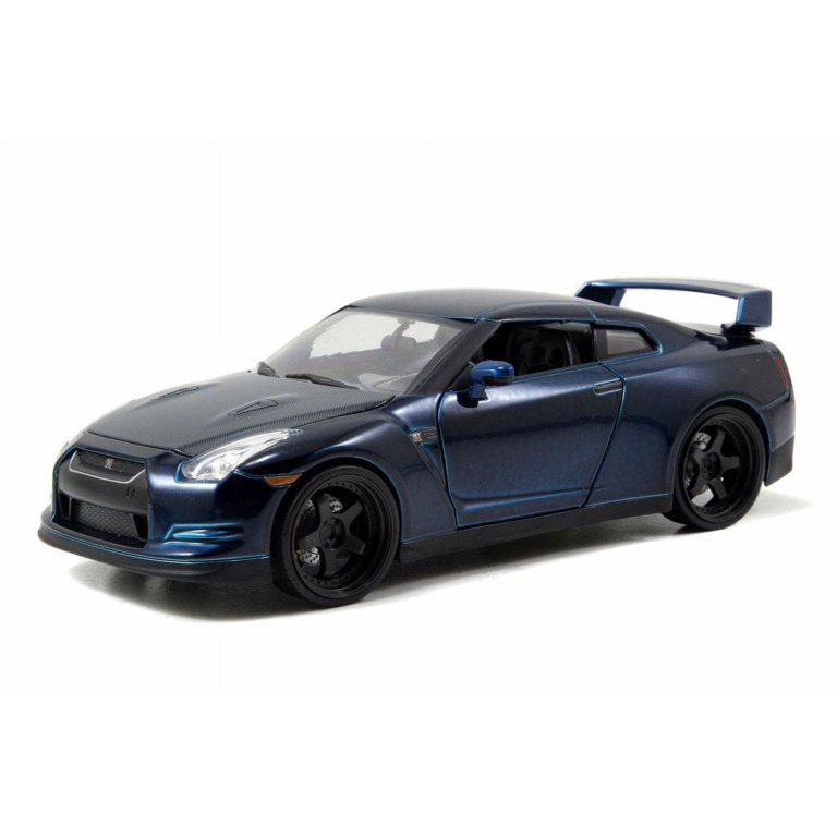 Brian's 2009 Nissan GT-R, Blue - Jada Toys Fast & Furious