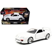 Brians Toyota Supra White "Fast & Furious 7" 2015 Movie "25 Years of Fast & Furious" Series 1/32 Diecast Model Car by Jada