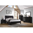 thumbnail image 1 of Briana Panel Bedroom Set with Sleigh Headboard Black, 1 of 8